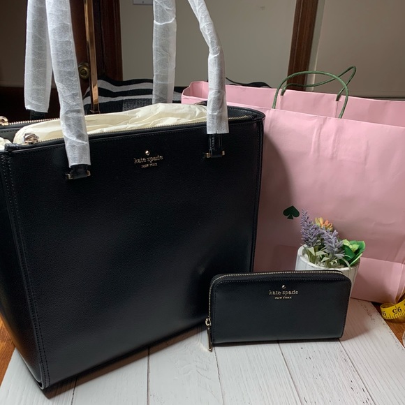 kate spade Handbags - Kate spade bundle ♠️ Kona Patterson Drive Tote & Large Black Cameron Continental